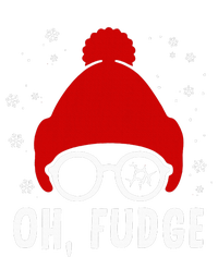 Oh A Fudge Funny Christmas Saying Vintage Xmas Santa Hat T-Shirt