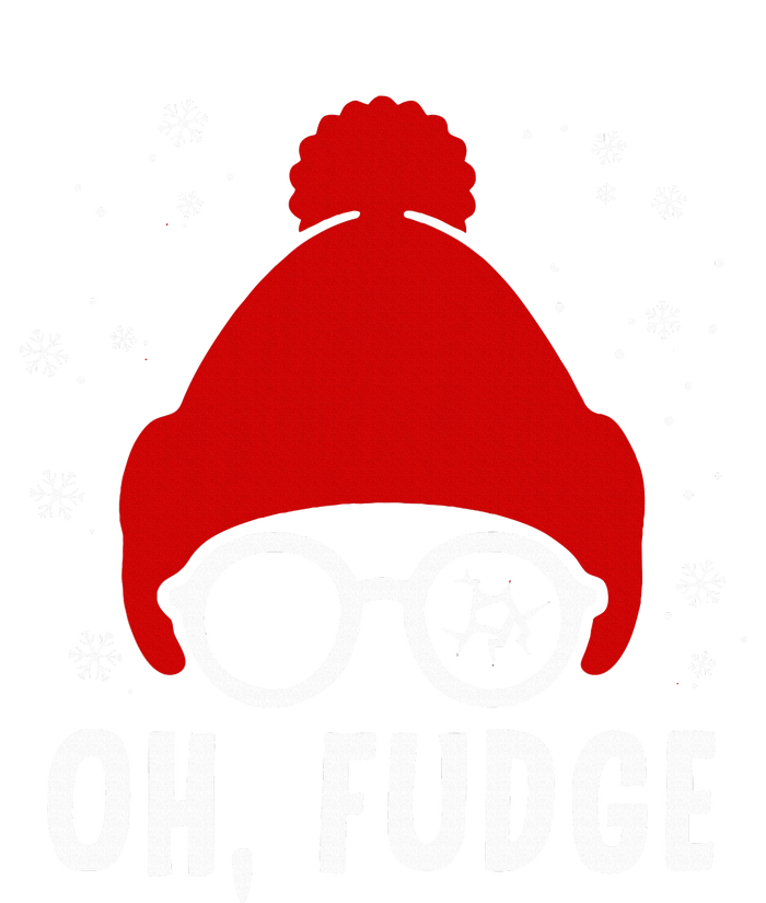 Oh A Fudge Funny Christmas Saying Vintage Xmas Santa Hat T-Shirt