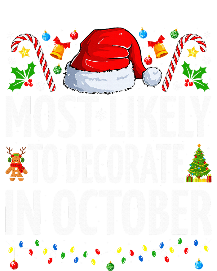 Most Likely To Decorate For Christmas In October Christmas Daily Commute Backpack