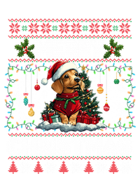 Dachshund Christmas Tree Lights Decorations Dog Lover Xmas T-Shirt