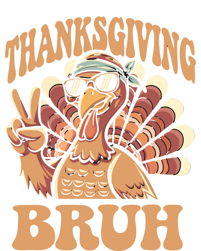 Thanksgiving Bruh Funny Turkey Fall Boy Premium Hoodie