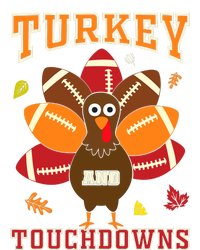 Thanksgiving Turkey And Touchdowns Football T-Shirt