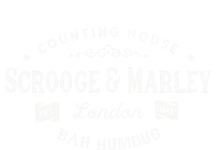 Scrooge And Marley Counting House Christmas Carol Bah Humbug T-Shirt