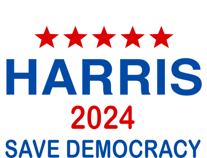 Harris 2024 Vote President Kamala Save Democracy Democratic Funny Gift Short Acrylic Beanie