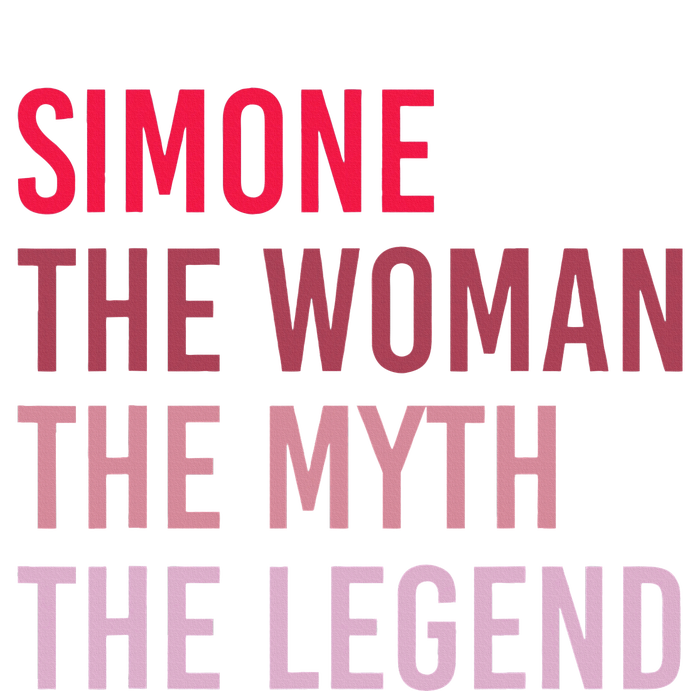 Simone The Woman Myth Legend Personalized Name Birthday Gift Ladies Essential Tank