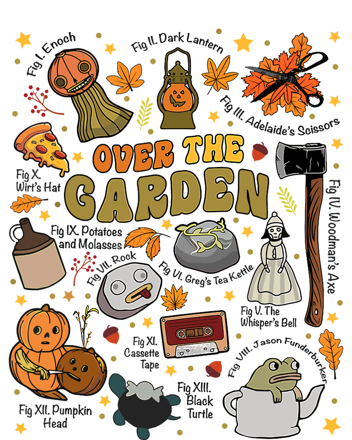 Over The Halloween Garden Wall Pumpkin Fall Thanksgiving Sweatshirt