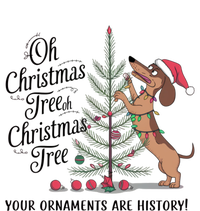 Funny Dachshund Oh Christmas Tree Your Ornaments Are History Platinum Collection Golf Towel