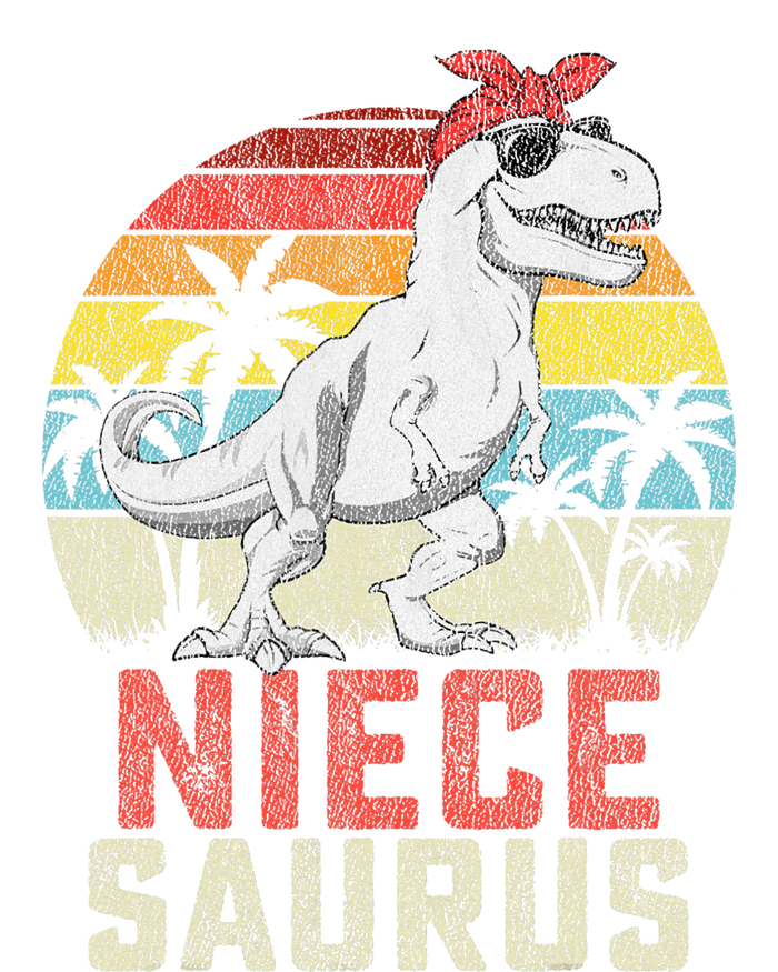 Niecesaurus T Rex Dinosaur Niece Saurus MotherS Family Cooling Performance Long Sleeve Crew