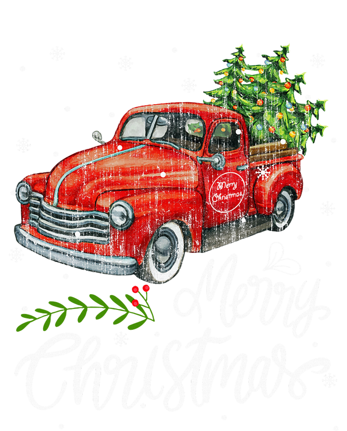 Wagon Red Truck Christmas Tree Pajama Family Xmas T-Shirt