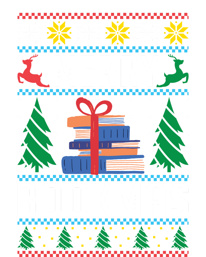 Merry Bookmas Christmas Holiday Book Lover Xmas Ladies Essential Flowy Tank