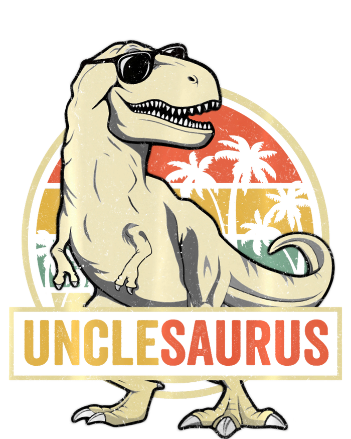 Unclesaurus T Rex Dinosaur Uncle Saurus Family Matching Long Sleeve T-Shirt