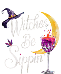 Halloween Wine Glass Witches Be Sippin Funny Drinking Wine T-Shirt