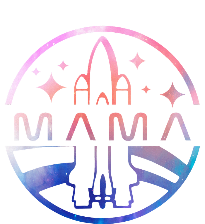 Mama Space Astronaut Rocket Birthday Party T-Shirt