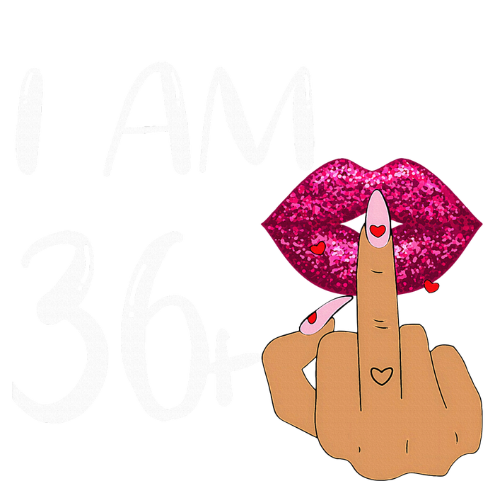 I Am 36 Plus 1 Middle Finger For A 37th Birthday Women’s Perfect Tri Rocker Tank