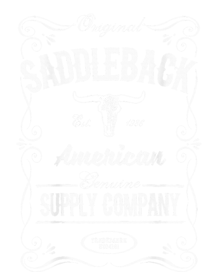 Saddleback Western White Logo Lightweight Graphic T-Shirt