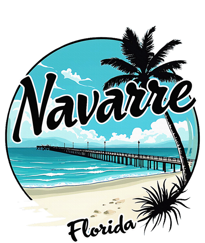 Scenic Navarre Florida Beach And Pier Art T-Shirt