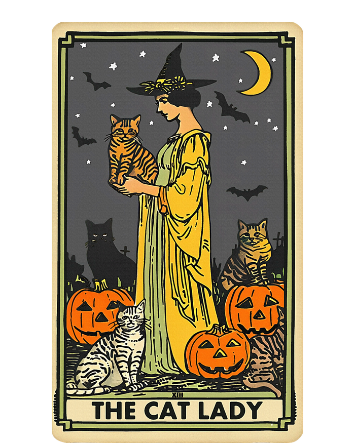 The Cat Lady Tarot Card Vintage Gothic Cat Women Cat Mom Toddler Long Sleeve Shirt