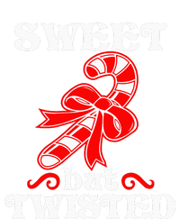 Candy Cane Sweet But Twisted Funny Christmas Short Sleeve T-Shirt