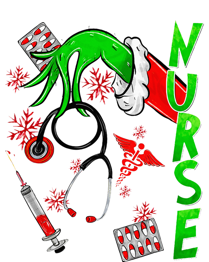 Nurse Merry Christmas Stethoscope Nurses Xmas Pajamas Ceramic Star Ornament