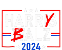 Funny Harris Walz 24 Harry Balz 2024 Meme Democratics Vote Full Zip Hoodie