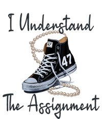 I Understand The Assignment Chucks And Pearls Election 2024 Women's Flannel Pajama Set