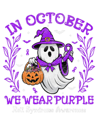 In October We Wear Purple Rett Syndrome Awareness Halloween Baby Bodysuit