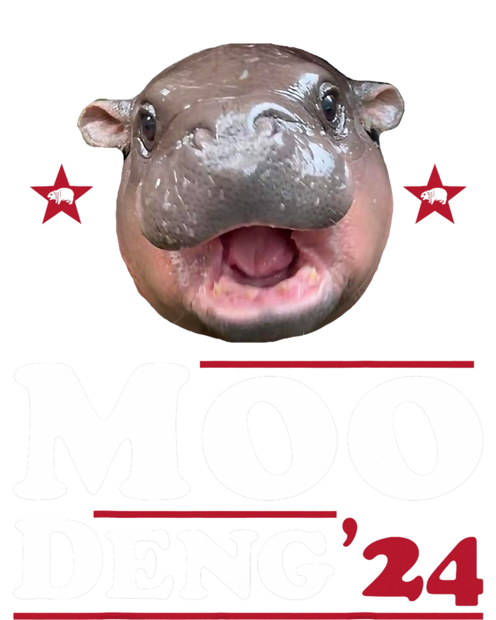 Moo Deng Hippo Cute Baby Pygmy Funny Election 2024 T-Shirt