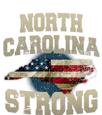 North Carolina Strong With Nc State And Usa Flag Overlay Women's T-Shirt