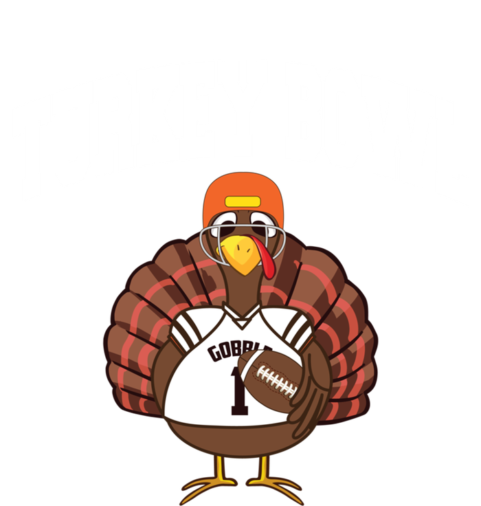 Turkey Bowl Thanksgiving Funny Football Game Gift Cool Gift Ladies Long Sleeve Shirt