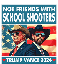 Not Friends With School Shooter Trump Vance 2024 Cropped Pullover Crew