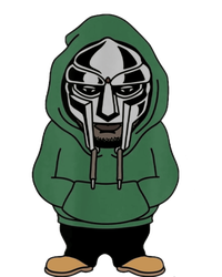 Doom Mask Super Villain All Caps Rap T-Shirt