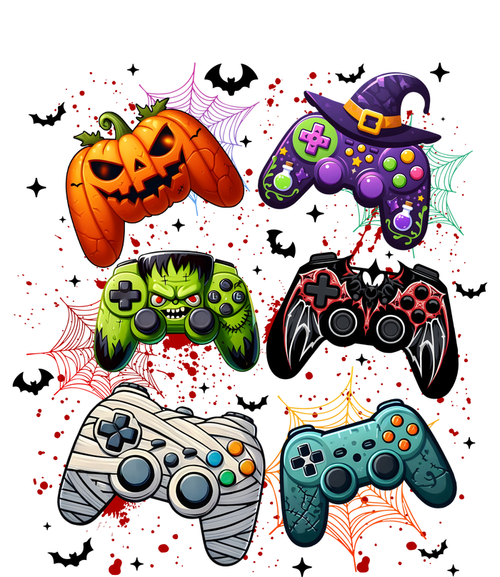 Cool Retro Halloween Gaming Controllers T-Shirt