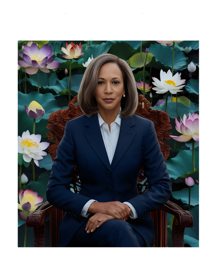 ItS About Madam Time Kamala Harris Gift Full-Length Apron With Pockets