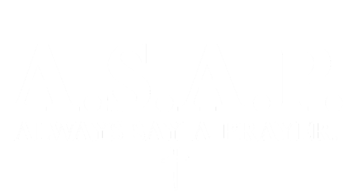 Asap Always Say A Prayer 3 Nails Cross Jesus Christ Christian Catholic T-Shirt