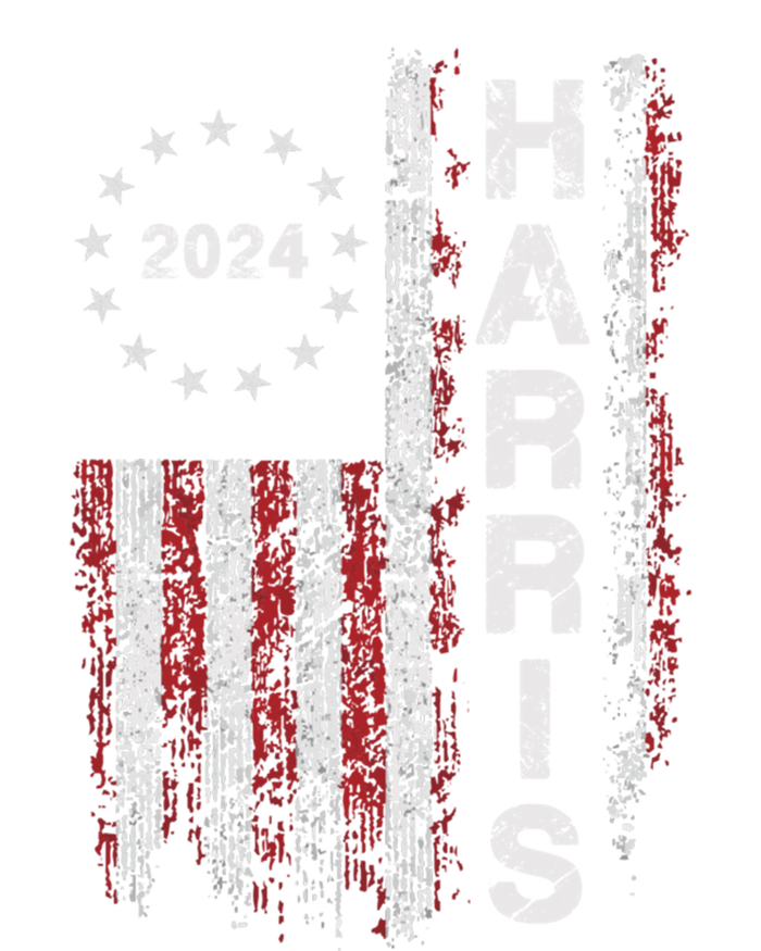 Kamala Harris 2024 For President Campaign Us Flag Vintage Meaningful Gift T-Shirt