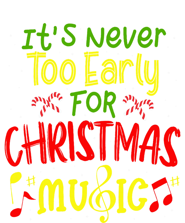 ItS Never Too Early For Christmas Music Lover Winter Season PosiCharge Competitor Tank