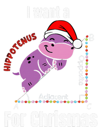 I Want A Hippotenuse For Christmas Teacher Math Cute Hippo Magnet