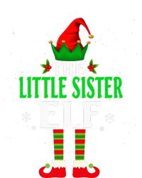 Little Sister Elf Matching Family Group Christmas Party Pjs T-Shirt