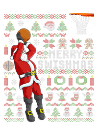 Merry Swishmas Ugly Christmas Basketball Christmas Sweatshirt