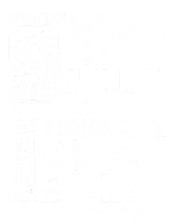 Birthday Spartan On Saturday Lion On Sunday Funny Platinum Collection Golf Towel