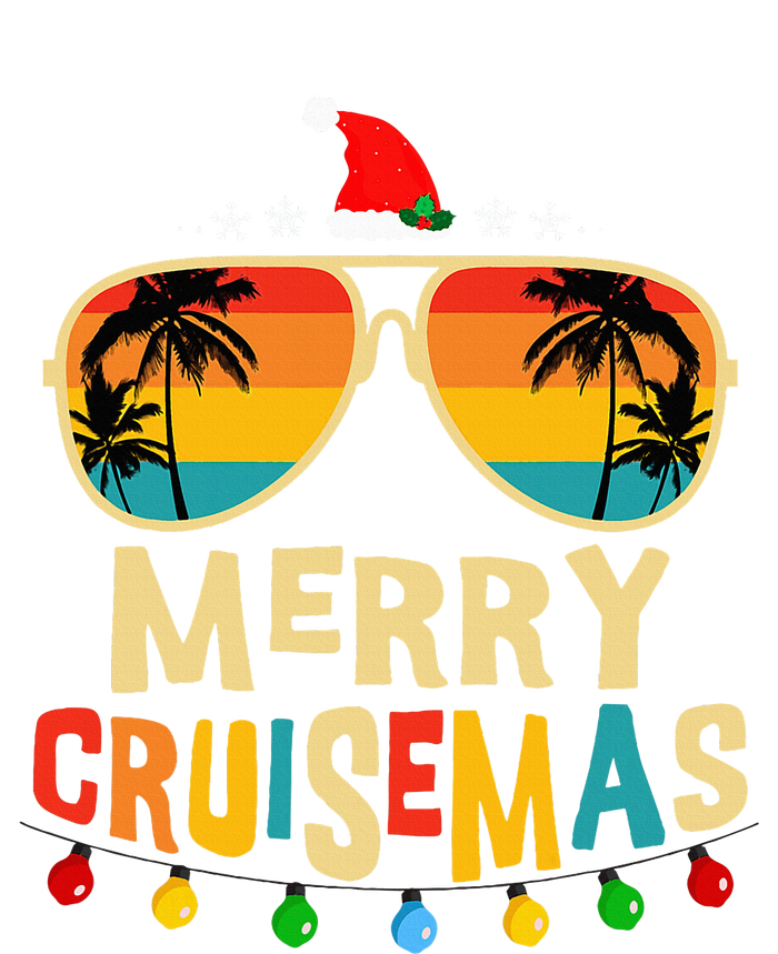 Merry Cruisemas 2025 Christmas Santa Reindeer Cruise 7-Panel Snapback Hat