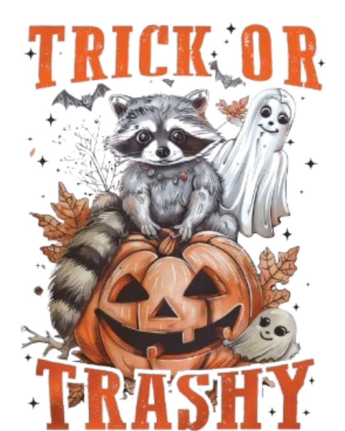 Trick Or Trashy Raccoon Feral Girl Halloween Feral Halloween T-Shirt