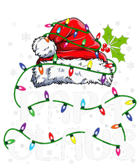 Papa Claus Christmas Lights Pajama Family Matching T-Shirt