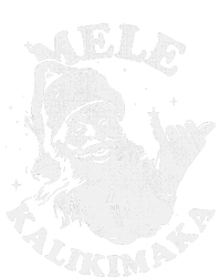 Retro Christmas Surf Mele Kalikimaka Santa Shaka Hawaii T-Shirt