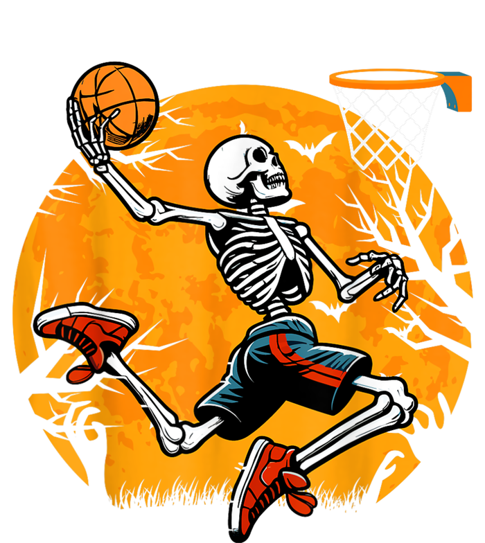 Basketball Skeleton Halloween Spooky Basketball Player Dry Zone Grid Polo