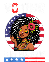 Voting Is My Black Job Ladies Long Sleeve Shirt