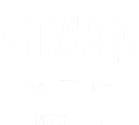 Decatur Nebraska Ne Vintage Athletic Sports Flexfit Unipanel Trucker Cap