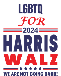 Lgbtq For Harris Walz We Are Not Going Back Gift Button