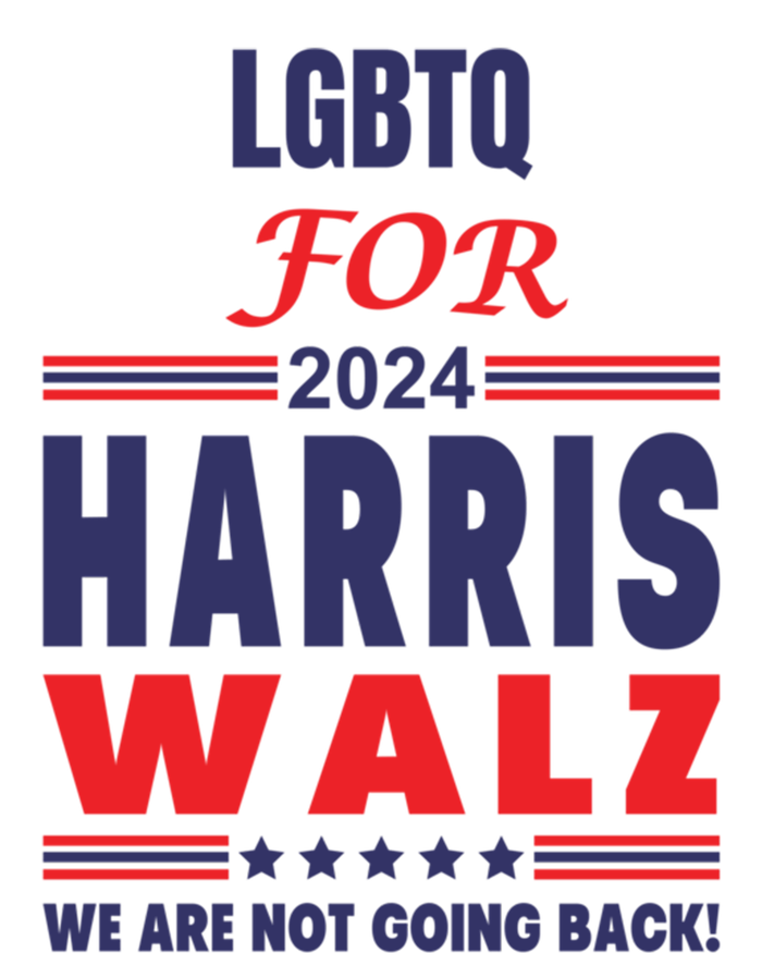 Lgbtq For Harris Walz We Are Not Going Back Gift Button