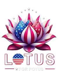 Lotus For Potus Kamala Harris 2024 President Trend Election Funny Gift T-Shirt